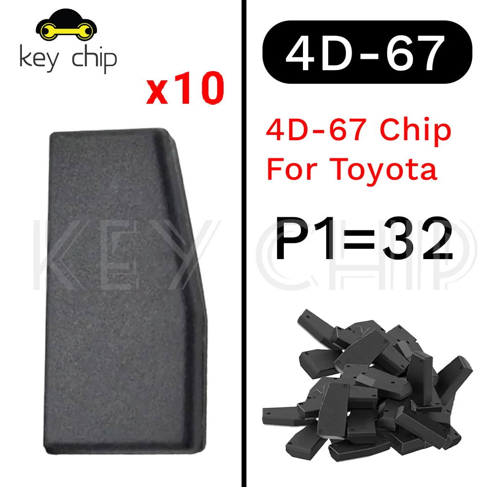 Chip 4D-67 da 10 pezzi per Toyota P1=32