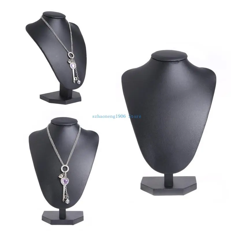 

85LF Large Necklace Chain Jewelry Bust Display Holder Stand Necklaces Display Necklace Mannequin Bust Jewelry Stand for Case
