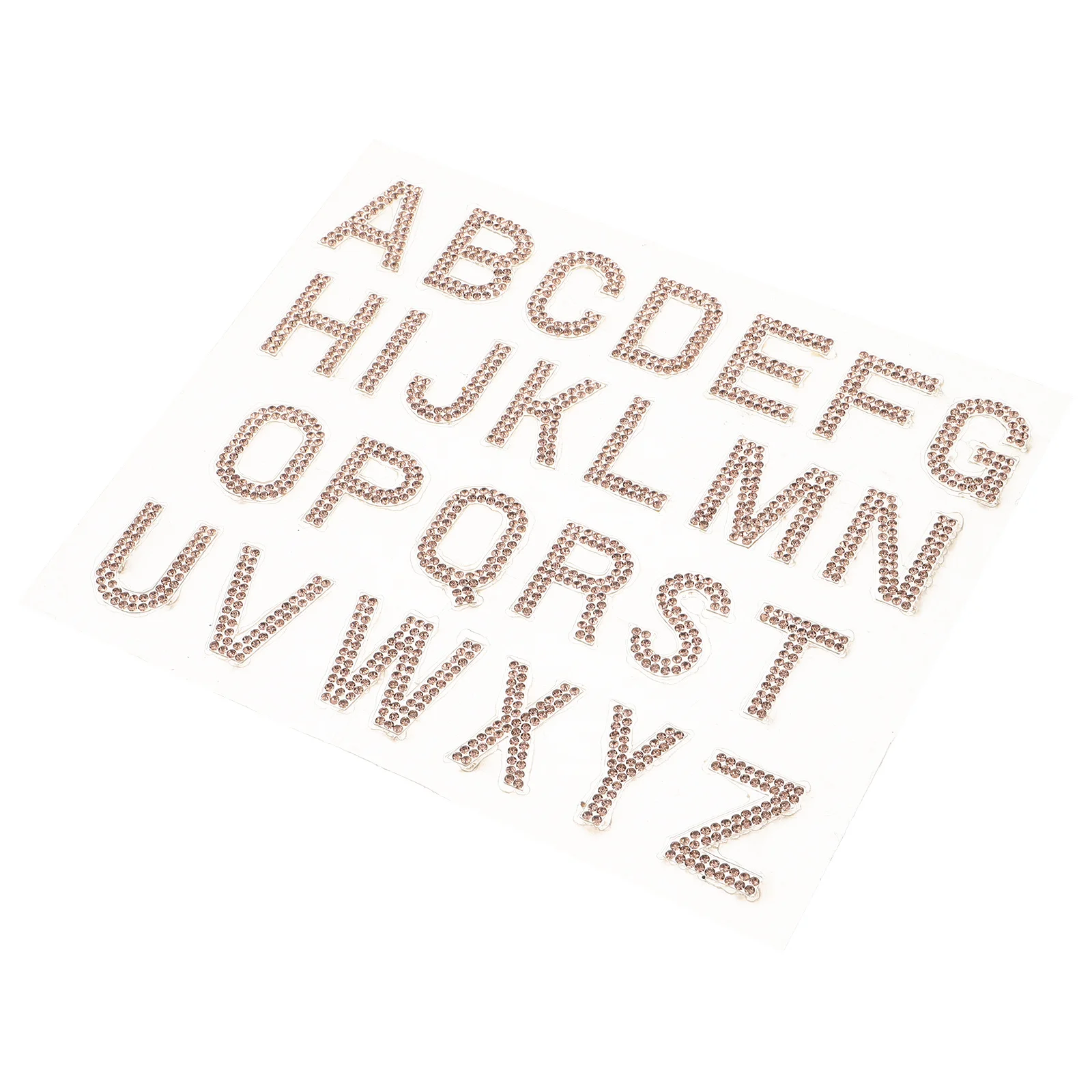 26 Stück Gold Strass Alphabet Patches Diy Kleidung Dekoration Selbstklebende Buchstaben Aufkleber Blätter für Hemden Jacken Hüte Taschen