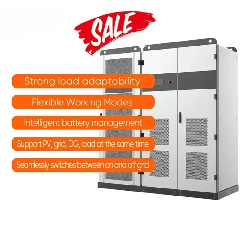 Complete ESS Hybrid Off-Grid Solar Energy Storage System 30Kw-200Kw & 1MW Featuring Lithium Ion Battery