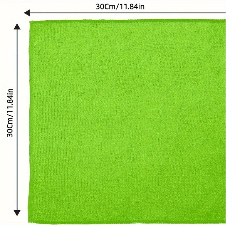 10 шт., утолщенная маслостойкая тряпка для мытья посуды – микрофибра, уборка домашней кухни, использование плиты/вытяжки, супервпитывающая, перфорированная конструкция