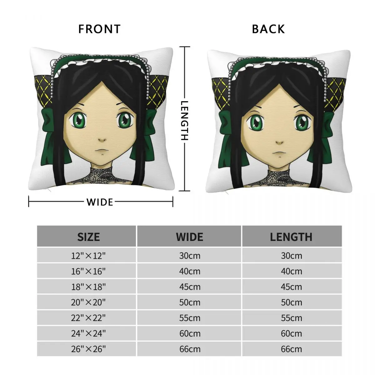 Black Butler Sieglinde Sullivan Square Pillowcase Polyester Linen Velvet Creative Zip Decor Throw Pillow Case Room Cushion 45x45 - view 2