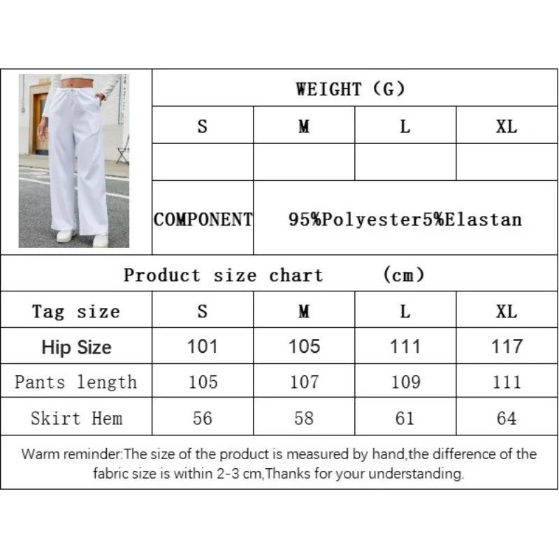 Autumn/Winter Sports  Loose Straight Leg Wide Leg American Casual Draping Pants