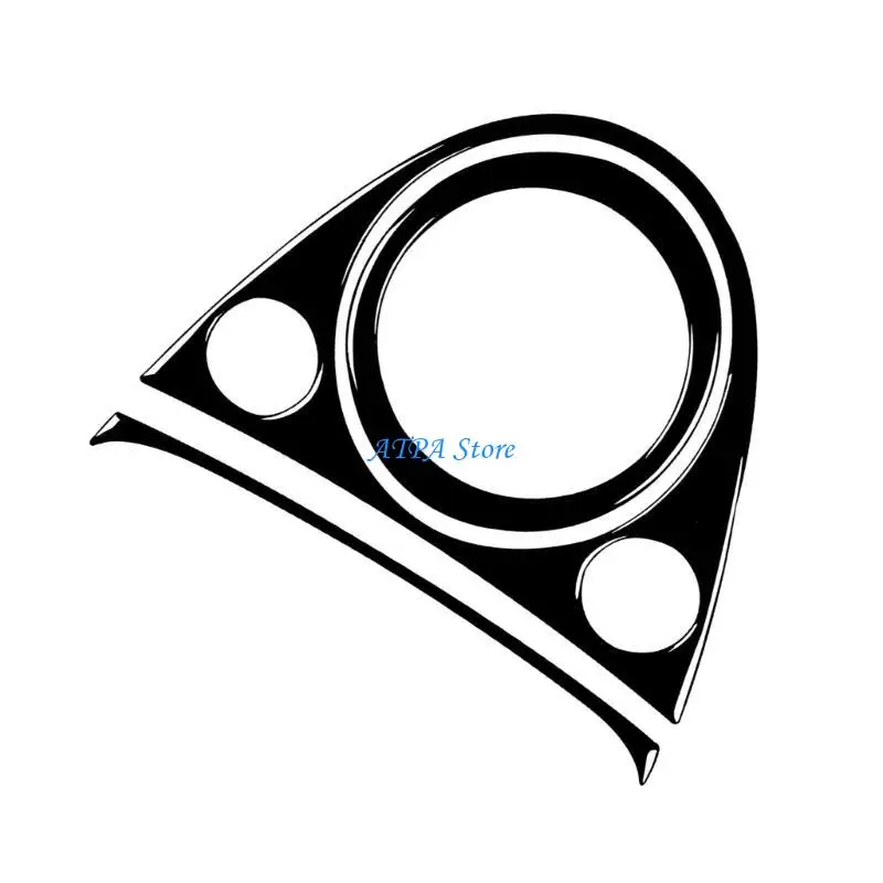 

U13C Gloss Black Stickers Cover Trim Car Interior Decorative Cover for Gear Shifter