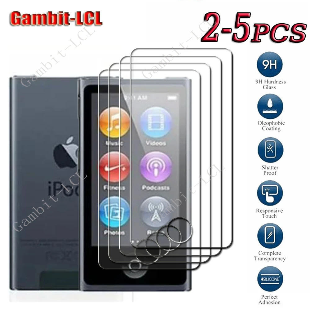 9H HD Original gehärtetes Glas für Apple iPod Nano 7 8 8G Nano 7 Nano 8 Nano8G MP3 iPodNano 7 Displayschutzfolie – Detail 1