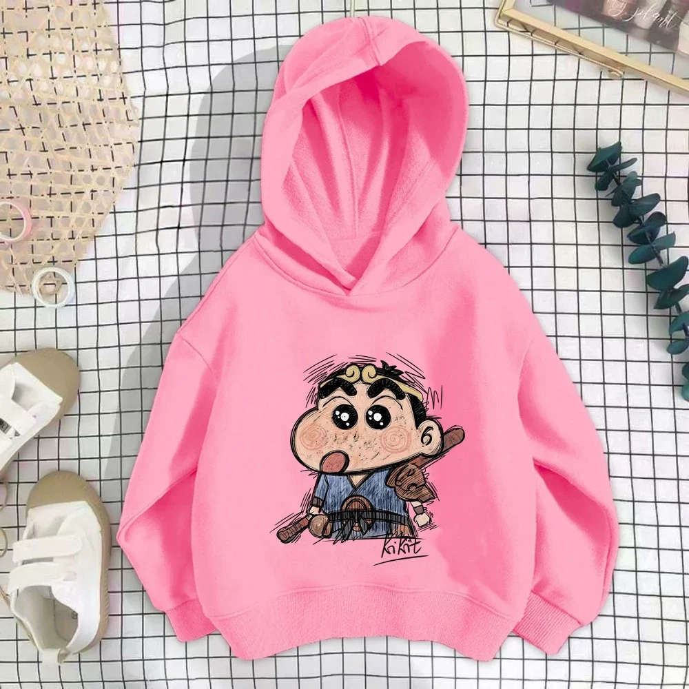 Y2K Kawaii Cartoon Shin-chan Hoodie Kinderen Comfortabel Nieuwjaarscadeau