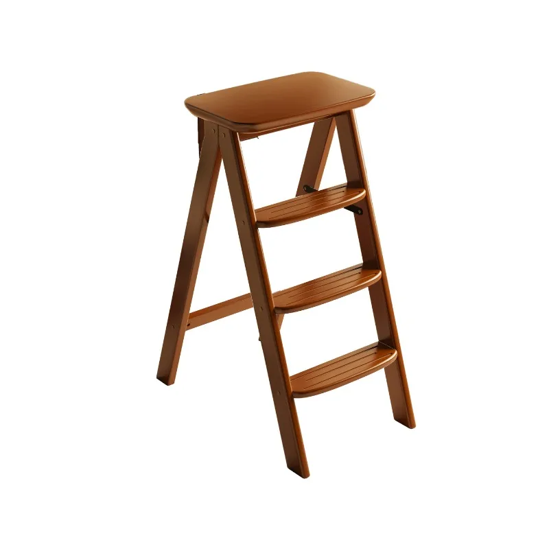 Folding ladder stool, thickened and thickened climbing ladder stool, household multi-functional kitchen high stool, small