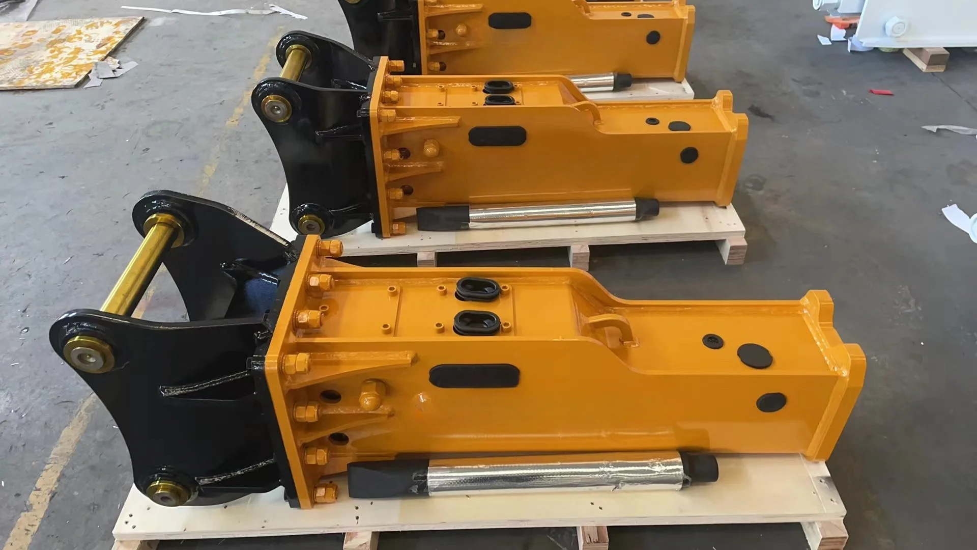 mit Rohrsatz Hammergehäuse 580 Baggerladerteile Hydraulikzerkleinerer