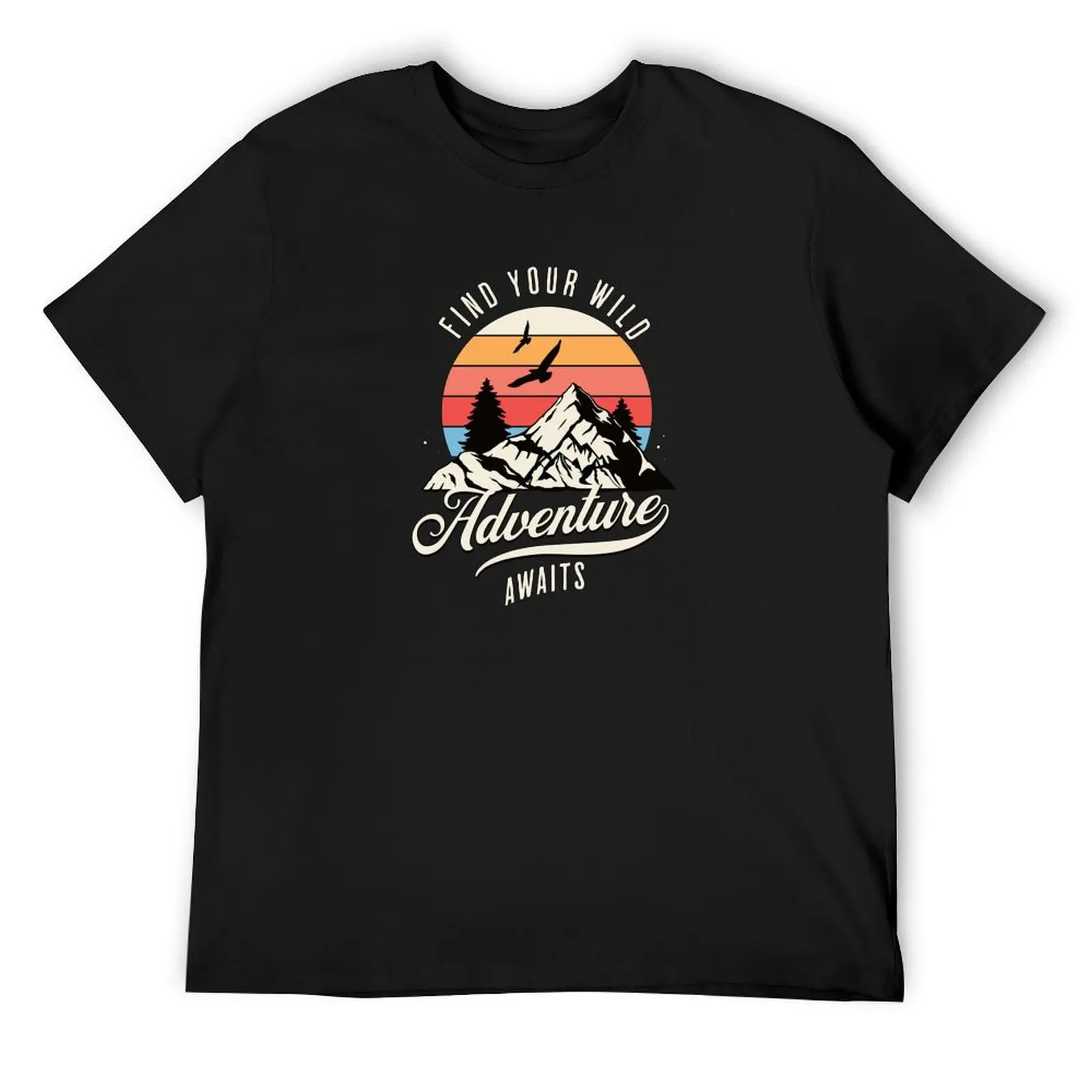 Outdoor adventure Find your wild, Adventure awaits T-Shirt aesthetic clothes shirts graphic tee shirts graphic tee men