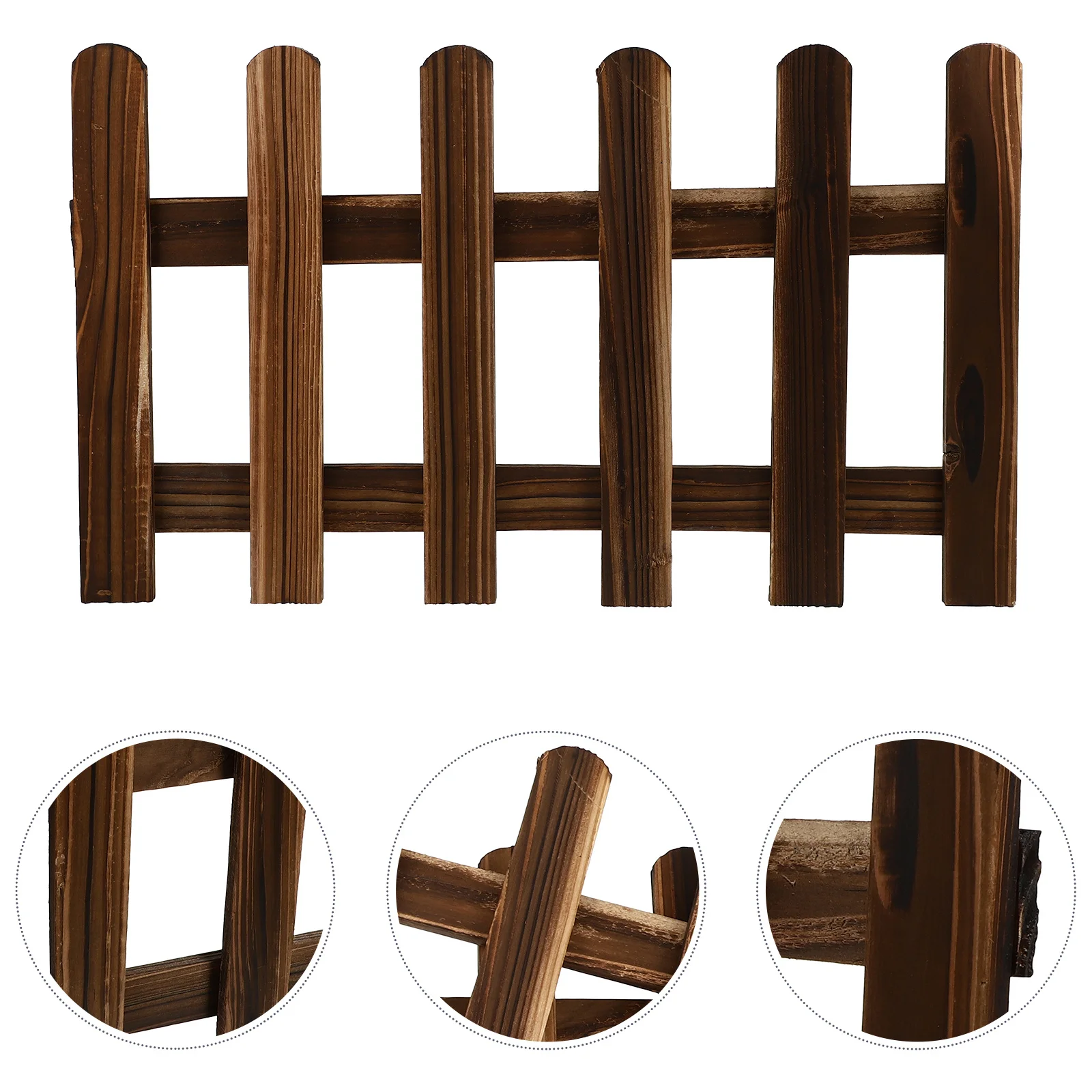 

Courtyard Fence Anticorrosive Wood Decorative Fences Edge Banding Garden Supplies
