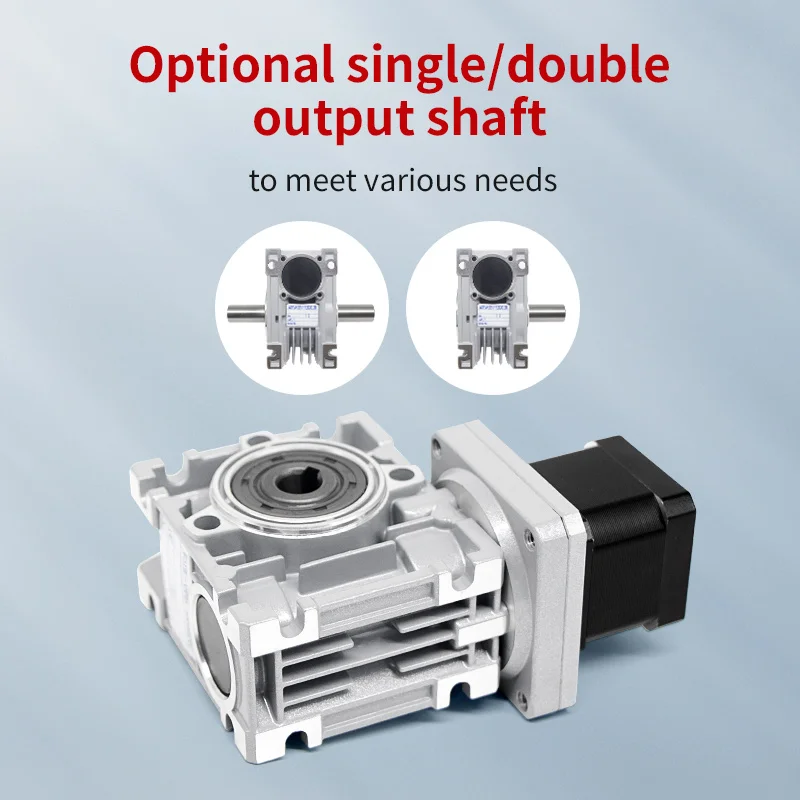 15 arc 42 mm Nema17 right angle worm gear reducer stepper motor gear reducer worm drive gearbox, CSA-UL1004 compliant