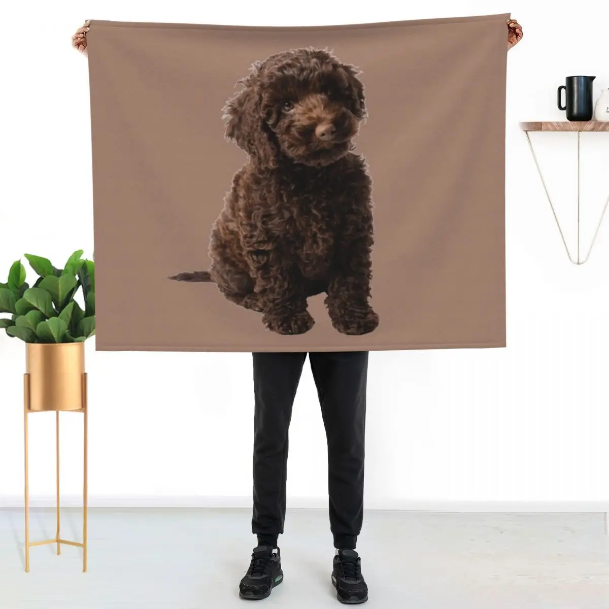 Labradoodle Throw Blanket Decorative Sofa Luxury Designer blankets ands Blankets For Bed Soft Plush Plaid Custom Blankets