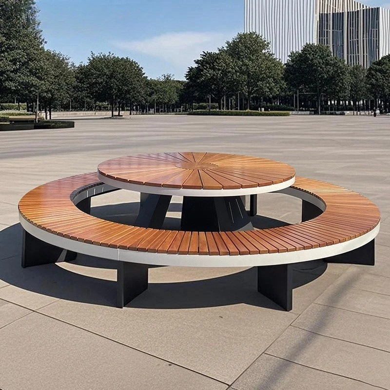 Park chair, tree chair, waiting , public leisure seat, one-piece park , tree planting park