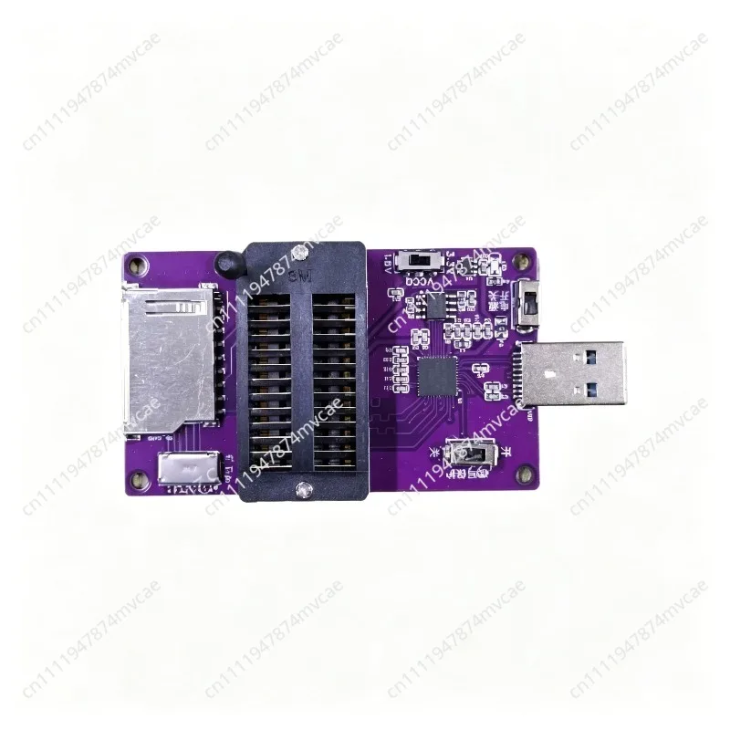 RT809H Programmer-specific EMMC Mounting Plate with Multi-functional USB 3.0 Mirror Read/Write Board Supports EMMC and EMCP