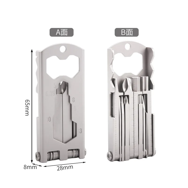 

13 in 1 Multifunctional Screwdriver Convenient Folding Tool Stainless Steel Combination Tool Outdoor