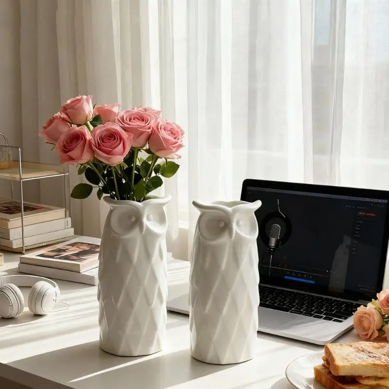 قالب على شكل بومة حرفية من كورد لصناعة حاويات وزخارف الراتنج المزخرفة #5