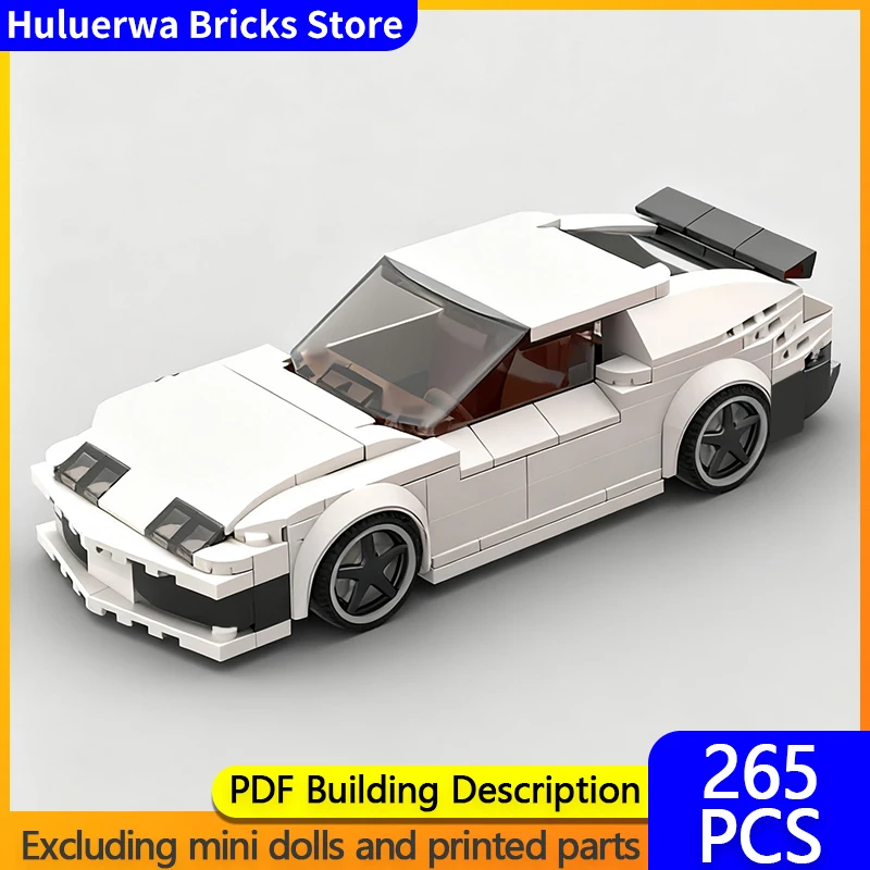 

Top Tier Sports Car Model MOC Building Bricks A310 Pack GT Car Modular Technology Gifts Holiday Assemble Children Toys Suit