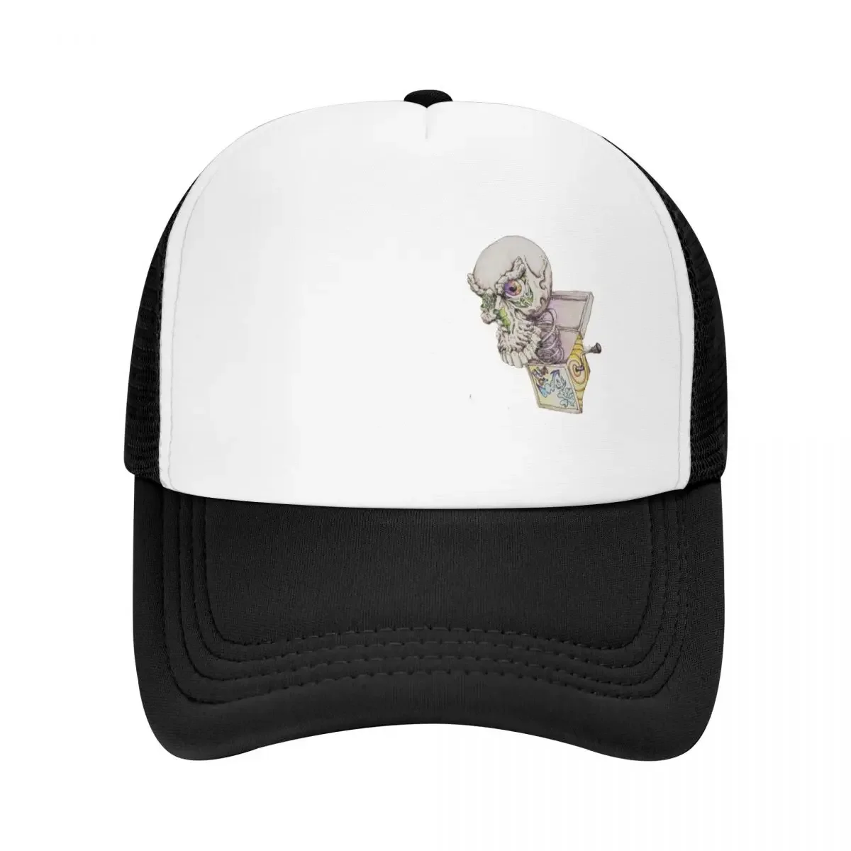 skull jack in box Baseball Cap New In The Hat funny hat Mens Women's