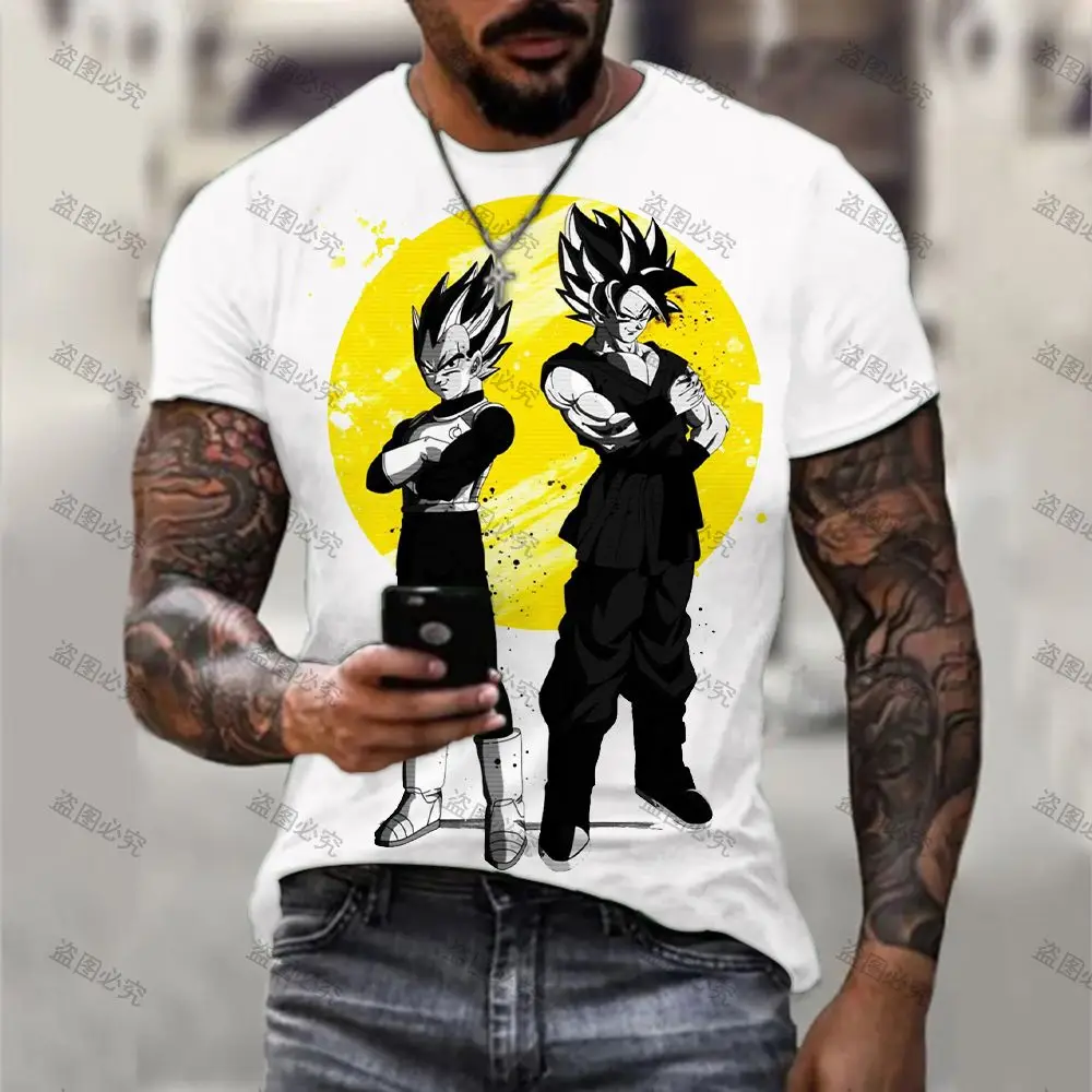 Men Gift Dragon Ball Z 110-6XL Tops Harajuku Style Men's Clothing New T Shirt Streetwear Goku High Quality Tee Trend Shirts 2023