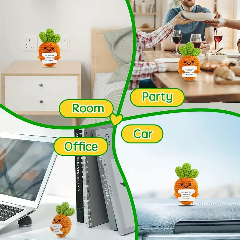 ملحقات مكتب البطاطس الإيجابية مكتب سطح المكتب زخرفة الكروشيه الفواكه الخضروات هدايا هدايا الحفلات الضيوف هدايا رياض الأطفال