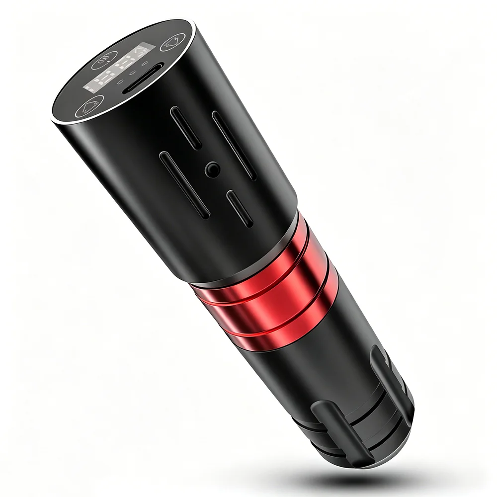 4.2mm Stroke Wireless Tattoo Machine Pen LED Display Rotary Tattoo Cartridge Battery Pen Machine High Capacity Tattoo Machine