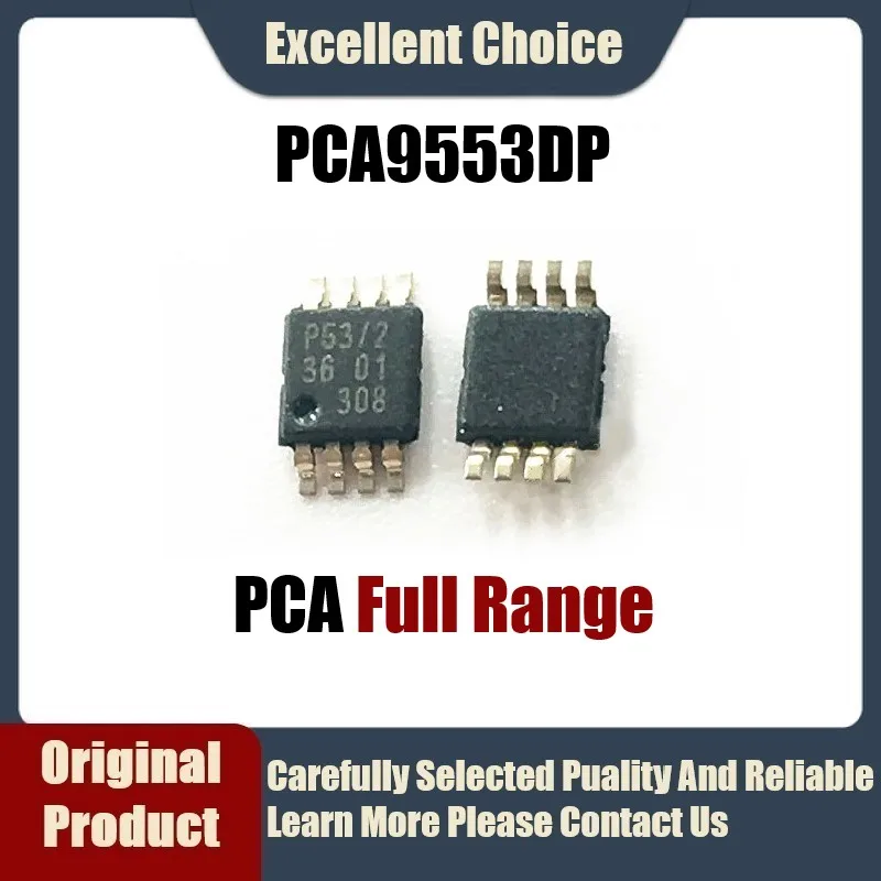 10 Teile/los Ursprüngliche Echte PCA9553DP PCA9553 Paket MSOP-8 Led-anzeige Fahrer