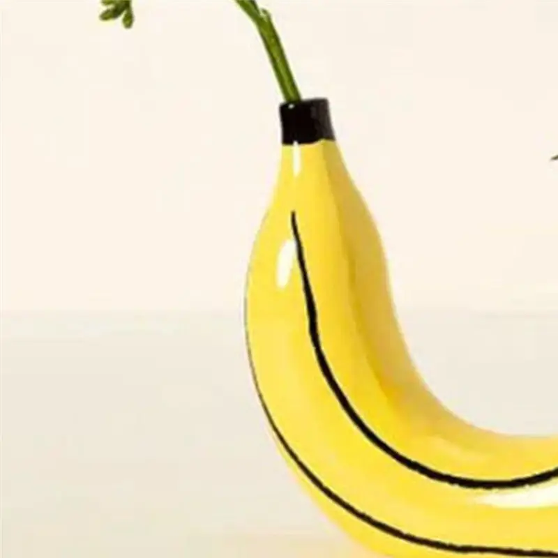 Customer Favorite Simple Banana Vase Flower Arrangement Vase Living Room Dining Room Decoration Ornaments With Frame