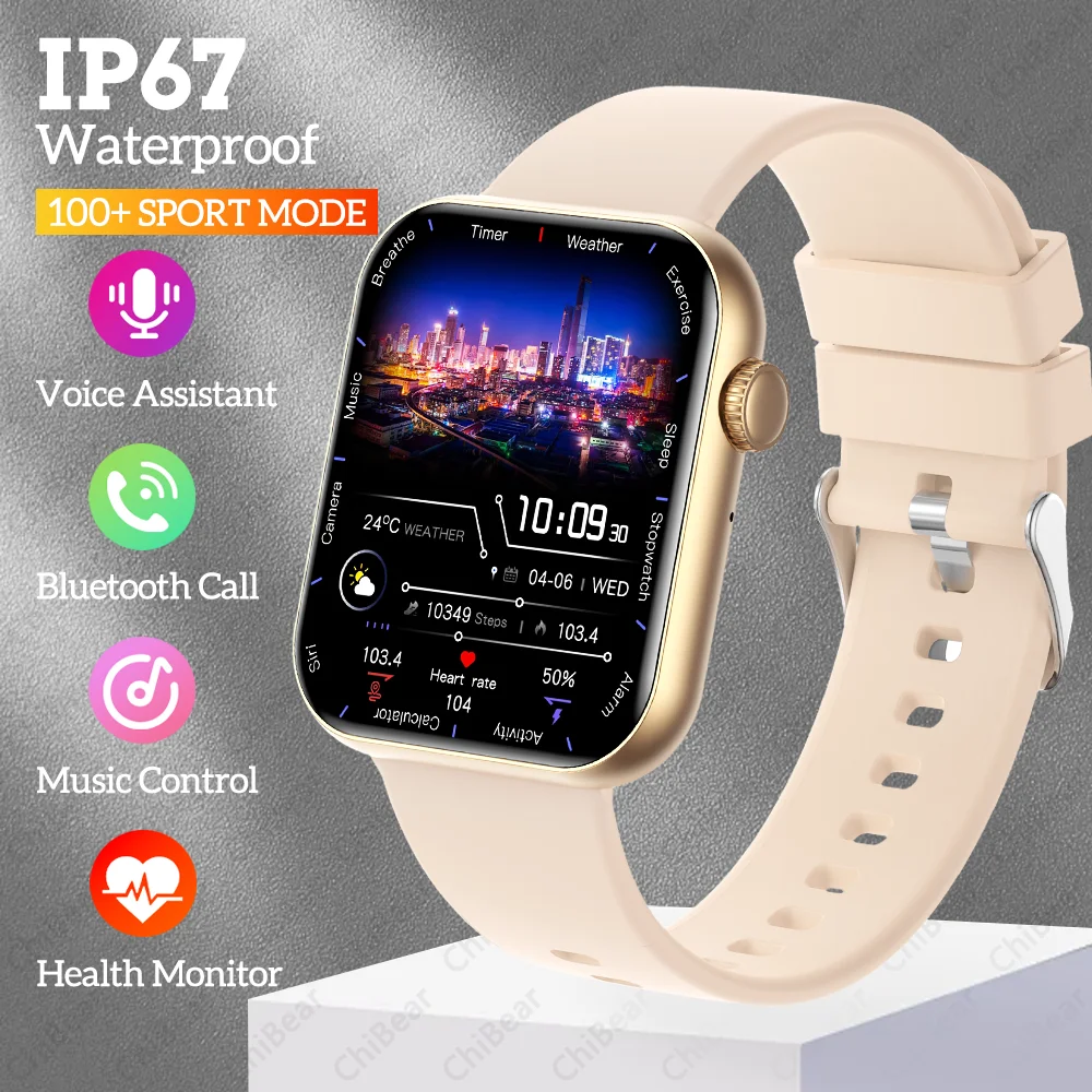 

2025 New Bluetooth Call Smart Watch Men For Xiaomi Sports Health Band Heart Rate Health Monitoring Waterproof Women Smartwatch