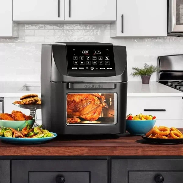 Labu 14qt All-in-One penggorengan udara Digital, Oven, Rotisserie & dehidrator