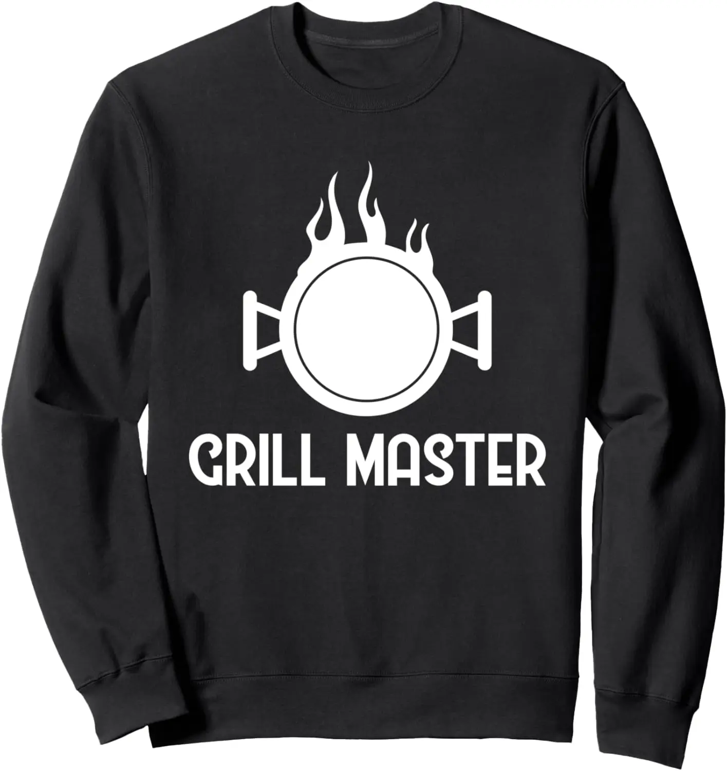 Sweat-shirt Grill Master, poêle à griller, cuisine, barbecue, viande, chef