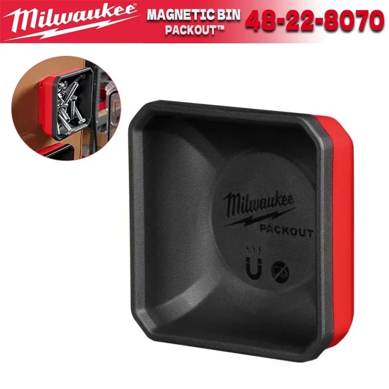 Milwaukee PACKOUT Magnetic Bin Drill Bit Storage Box Tool Box MILWAUKEE Power Tool Accessories 48-22-8070