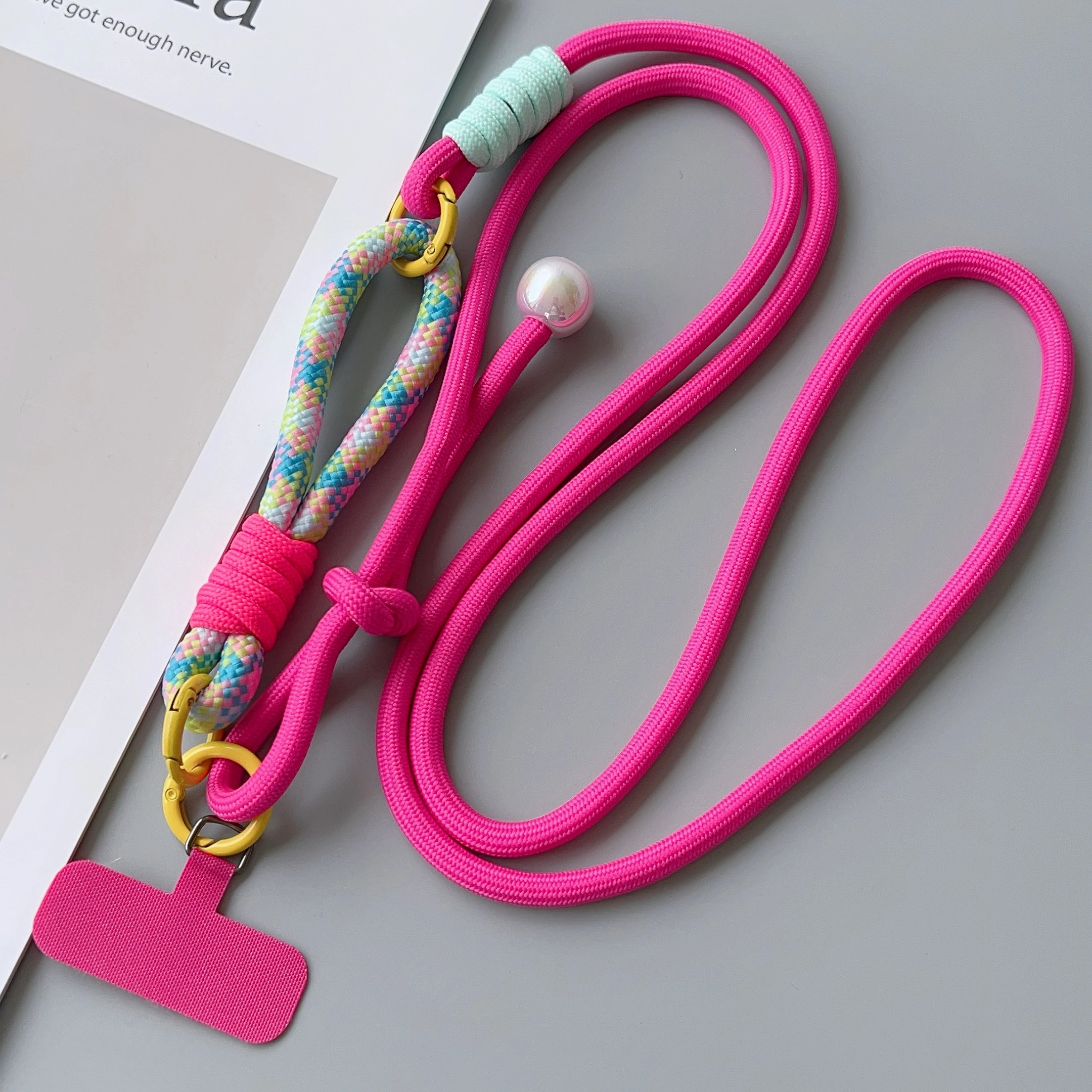 Simple Two-in-one Mobile Phone Lanyard