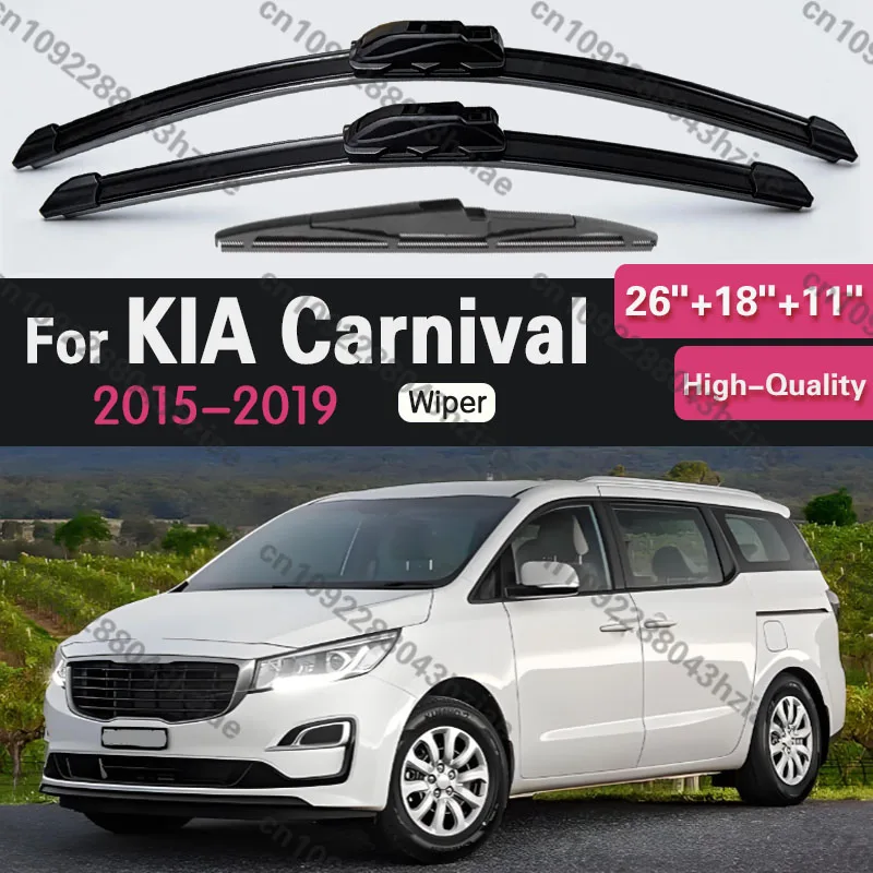 1/2/3/4/6PCS Auto-Wischer für KIA Carnival 2015-2019 Vordere und Hintere Wischerblätter Bürsten Auto-Zubehör 2015 2016 2017 2018 2019