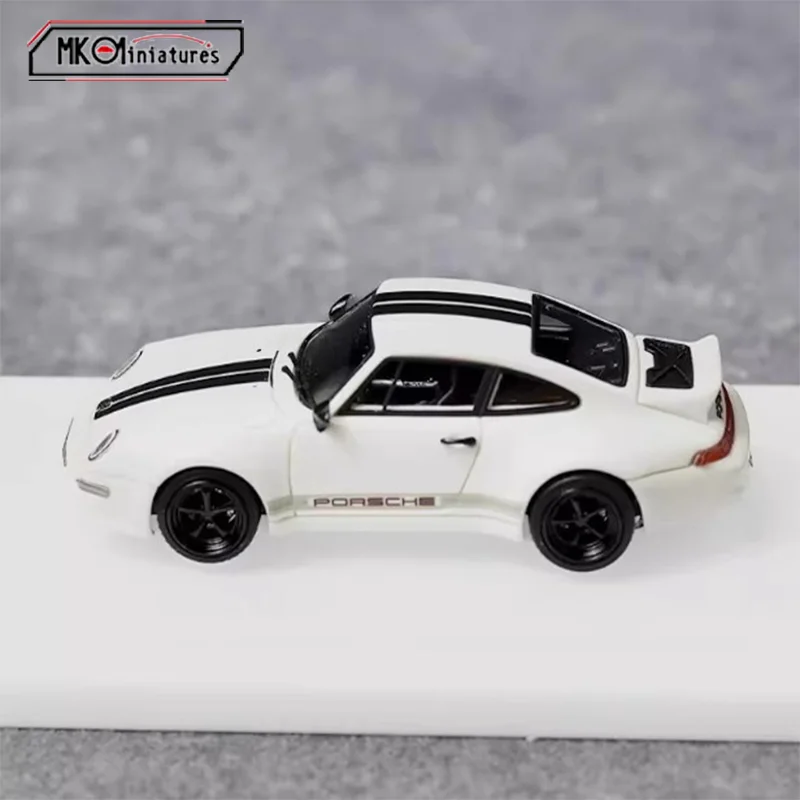 Mk Miniatures Gunther Werks 993(GW993) 400R Hars Limited Edition Schaal 1:64 Simulatiemodel Collectible Statische Display Auto Speelgoed