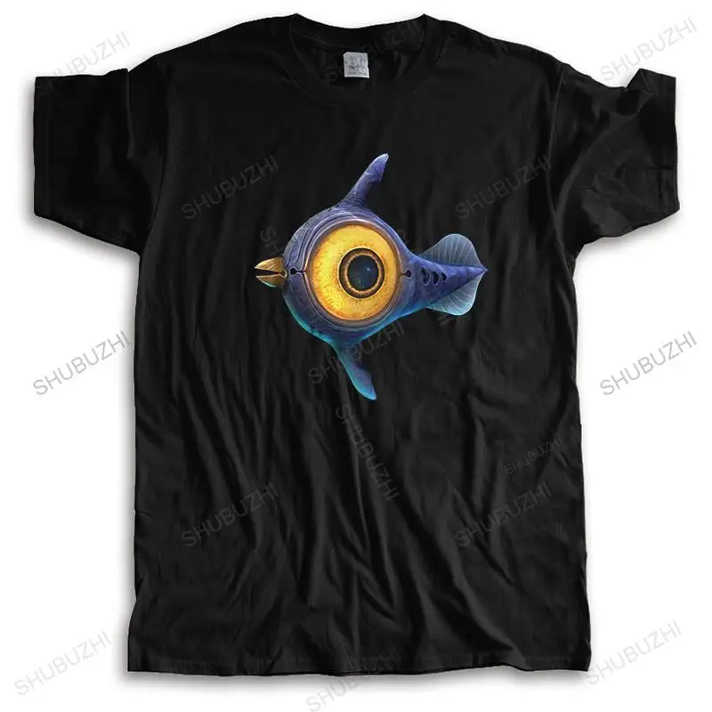 2020 Subnautica T Shirt Men  Cotton Peeper Fish Tshirt Survival Game Tee Round Neck Short-Sleeve Urban T-shirt Merch Gift