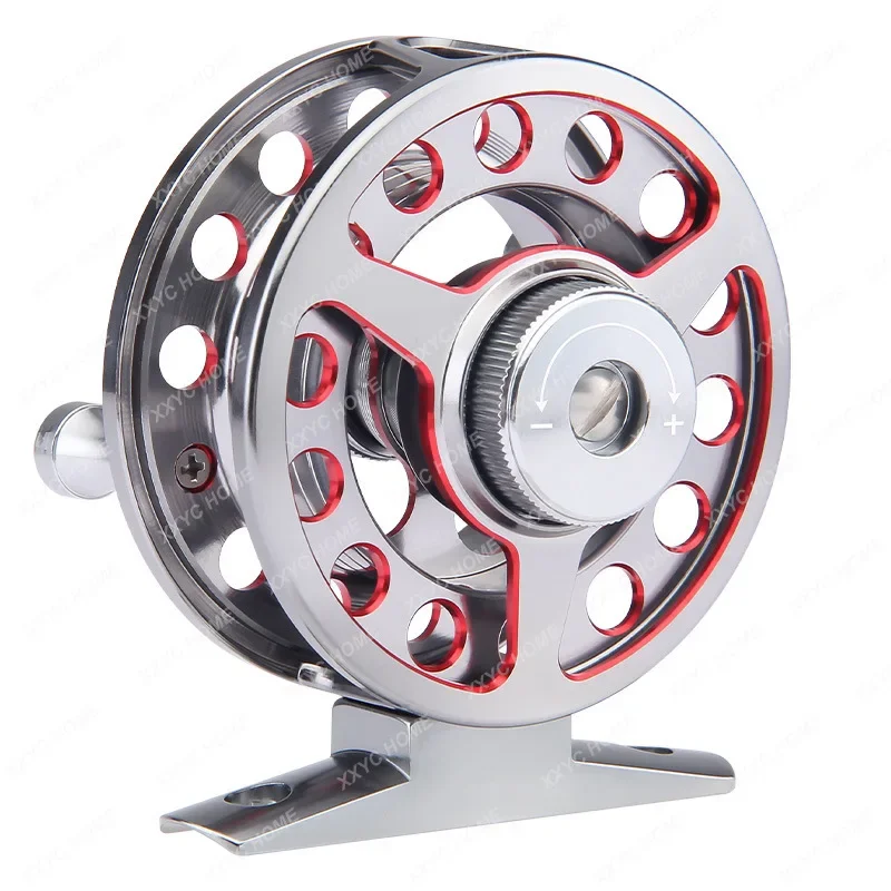 

All-metal fly fishing wheel, interchangeable left and right hands, ice fishing reel with unloading force