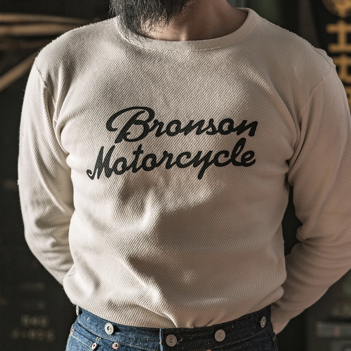 

Мужская утепленная хлопковая футболка Red Bronson с длинным рукавом, дышащая, повседневная, с круглым вырезом, для осеннего сезона