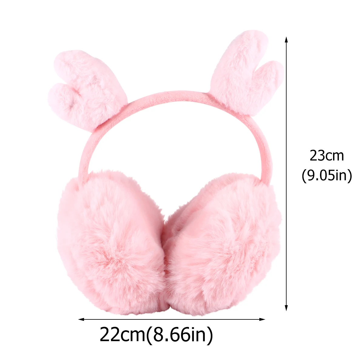 أطفال غطاء للأذنين الدافئة قرون الرنة عقال غطاء الشتاء يفشل عقال الاطفال غطاء للأذنين قرون الرنة للفتيات أفخم دفئا