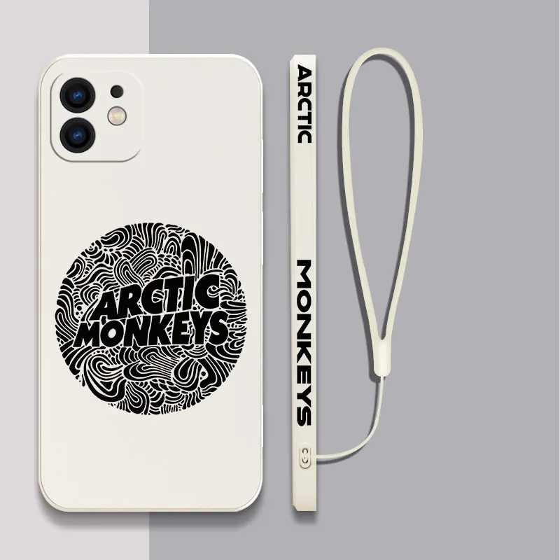 Arctic Monkeys Phone Case For iPhone 15 14 13 12 11 Pro Max Mini X XR XSMAX SE 8 7 6S Plus Soft Liquid Silicone Cover