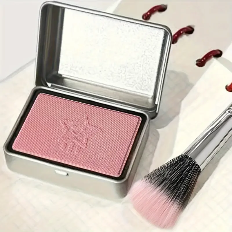 Iron box monochrome blush low saturation light pink nude pink girl clear and white