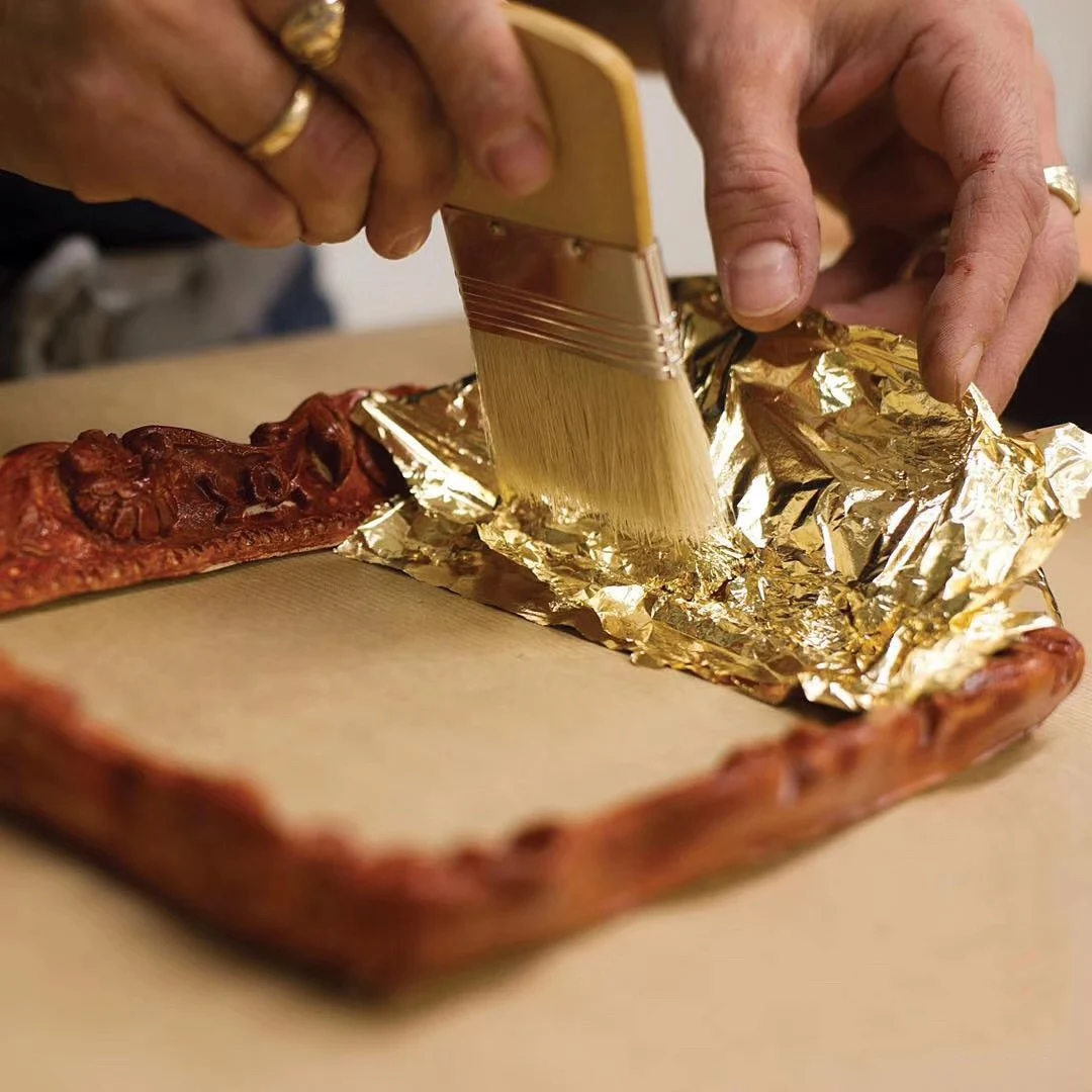 16 X 16 cm Oro 2,5 Cobre Imitación Hoja de Oro 10000 Hojas de Papel de Lámina para Dorar Arte Artesanía Decoraciones Hoja de Oro