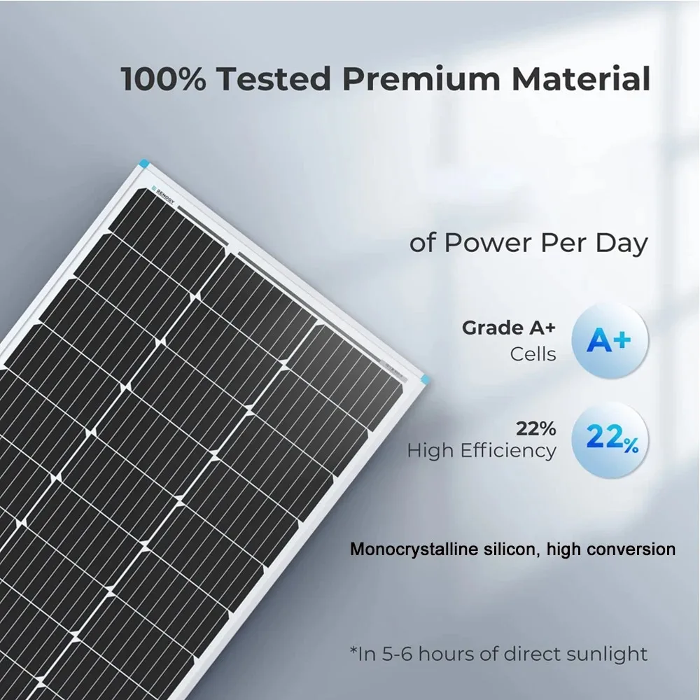 Gaiaray 18V 7W 10W 15W 20W Solar Panel Monocrystalline PV Panel Waterproof Portable Solar Panels With DC5521 Cable for Camping