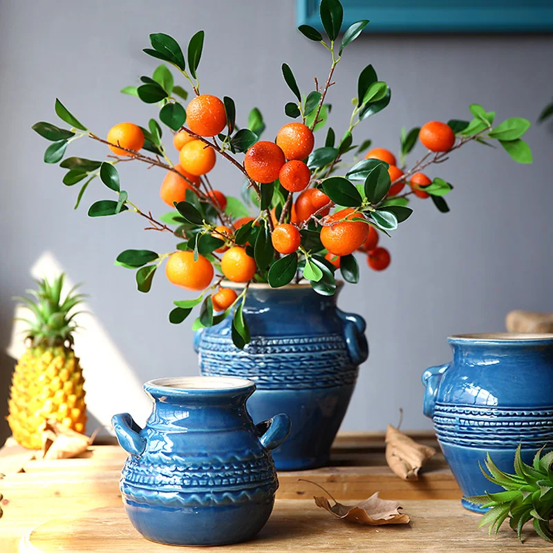 Artificial Fruits Orange Branches Simulation Kumquat Lifelike Fake Fruit Home Living Room Garden Decoration Photo Props