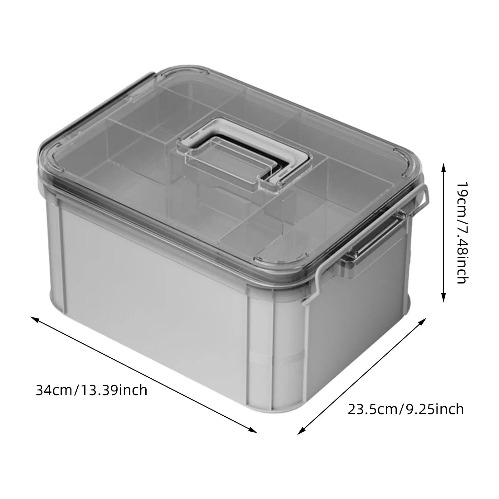 Hardware Storage Case, Repair Tool Storage Box Tool Case Small Parts Organizer for Nuts Stationery