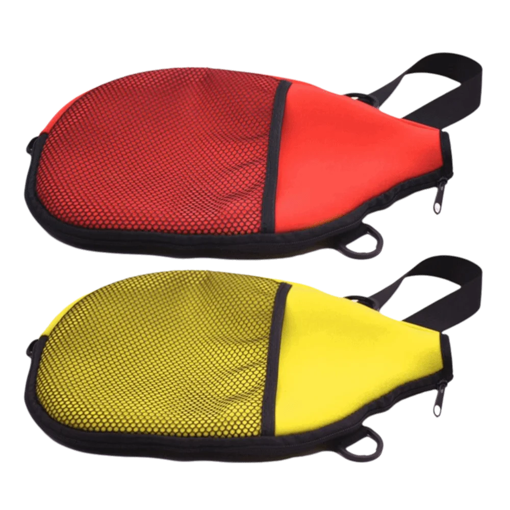 Neoprene Pickleball Racket Sleeve with Crossbody Strap Waterproof Pickleball Paddle Cover Lightweight Portable Carry Bag