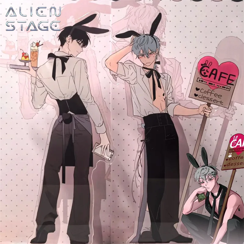 

Anime ALIEN STAGE Till Ivan Cosplay Stand Model Plate Figure Acrylic Figurine Desktop Ornament Accessories Props