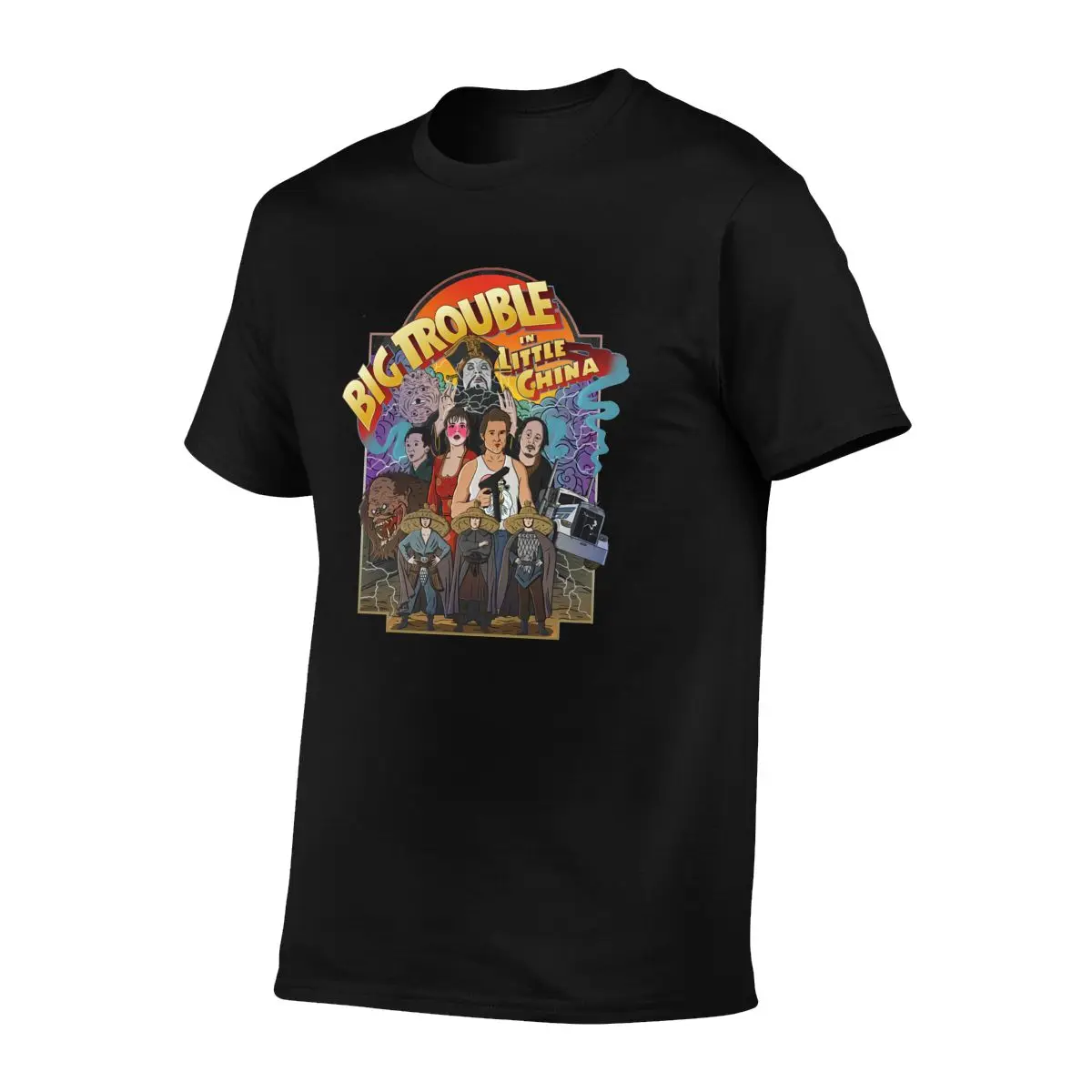 R1 Big Trouble In Little China Squad Jack Burton David Lo Pan T-shirt Tee Shirt Style Vintage