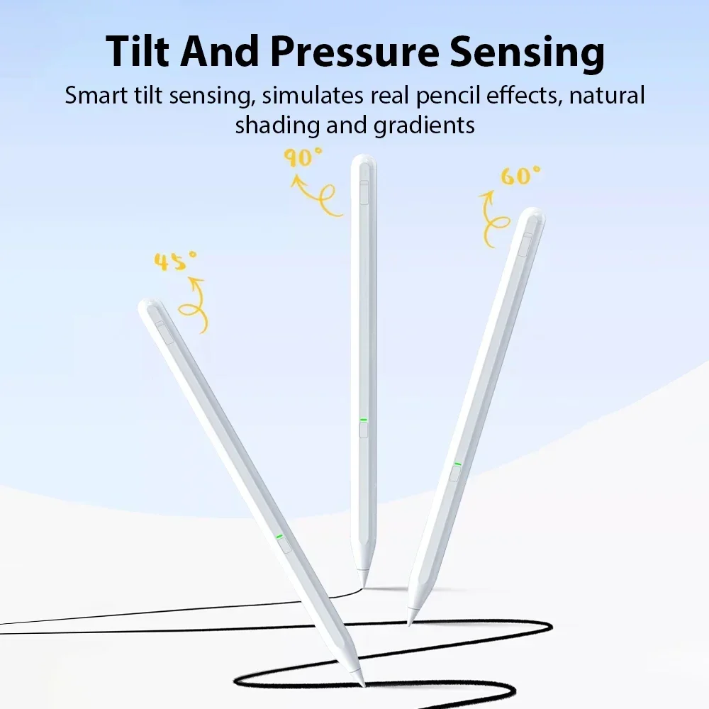 

Стилус для Apple Pencil для iPad A16 10 9 11th 10th 9th Generation Pro 13 12.9 M4 Air 11 M3 M2 5 4 Mini 6 7 A17 Сенсорные ручки
