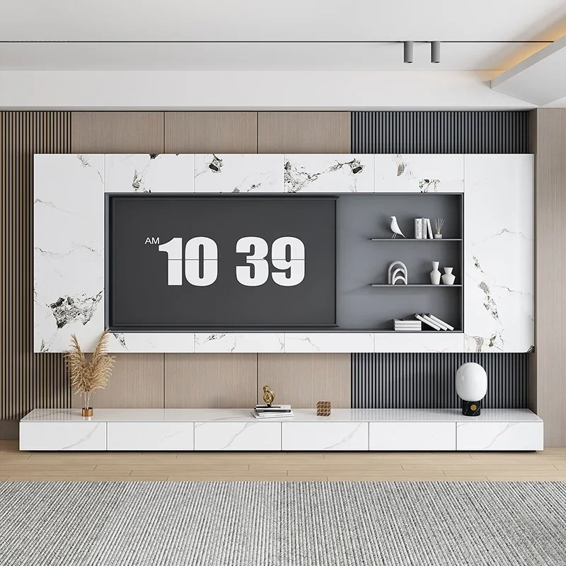 

Italian Minimalist TV Cabinet Light Luxury Modern Living Room Storage Hallway Tv Table Nordic Simple Archivadores Furniture
