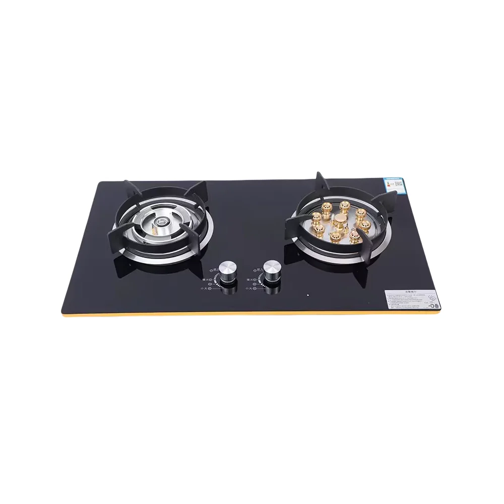 Table Top Smart Wholesale Built-In Tempered Glass Gas Stove for Home Kitchen Use